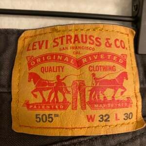Vintage Levi's 505 Regular Fit Straight Leg Jeans Made in USA